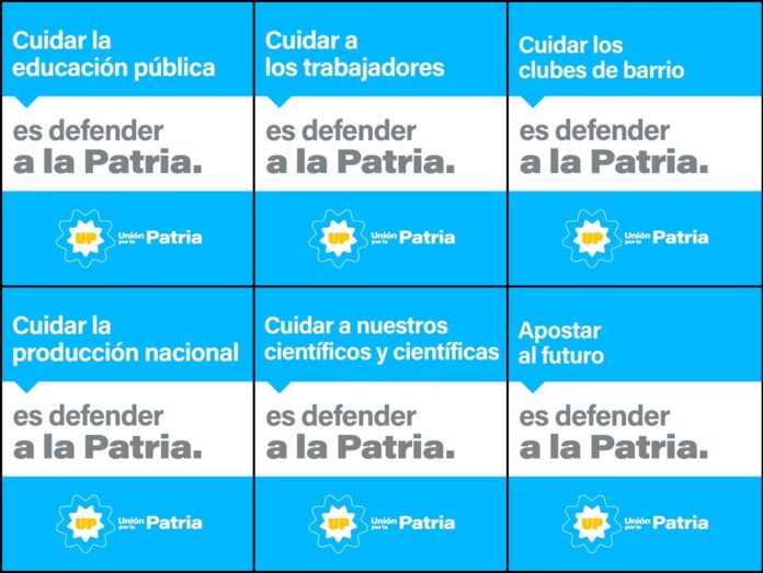el oficialismo, de campaña en redes con el lema #defenderalapatria