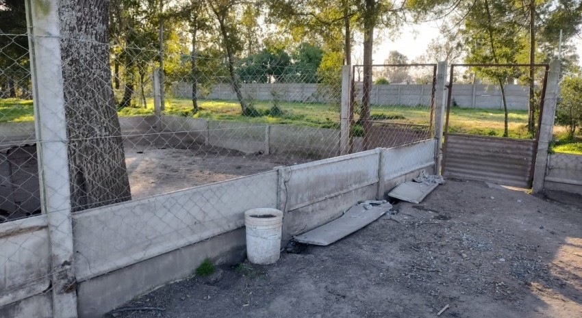 Arreglo de caniles en el refugio municipal