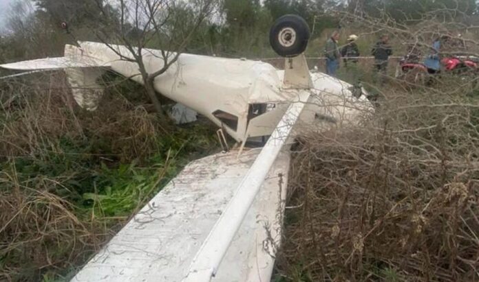 cayó una avioneta en general rodríguez y dos personas resultaron heridas por politraumatismos