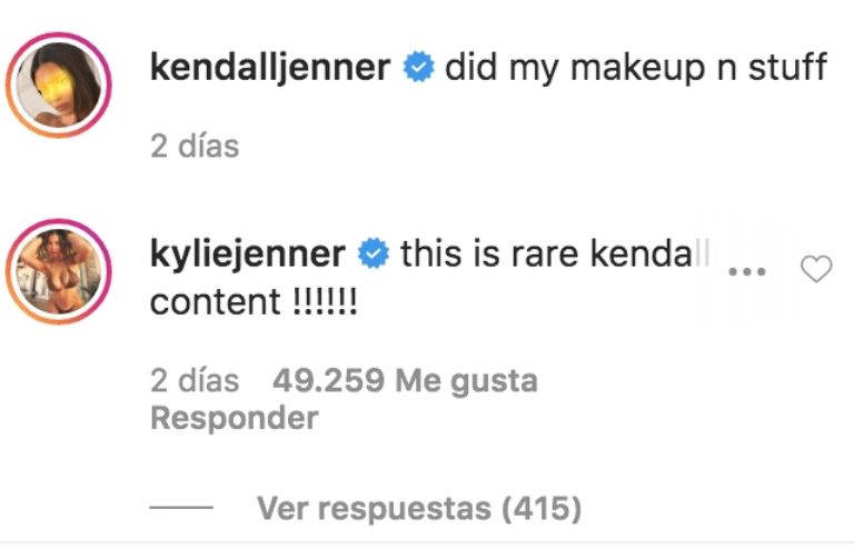 Kendall Jenner publicó una inesperada fotografía en su Instagram y ni Kylie podía creerlo