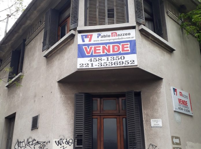 La compra venta de propiedades cayó un 3,52% en julio