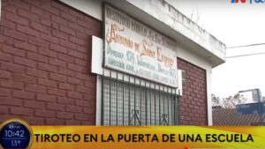 Pánico en Ciudad Evita por un tiroteo a la salida de una escuela