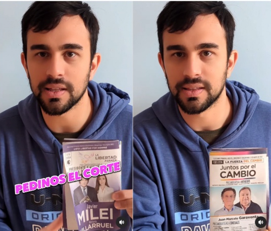 pehuajó: un candidato de jxc llama a cortar boleta y votar a milei