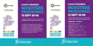 Convocan a participar de la segunda edición de la Expo Congreso "Nosotras Producimos"