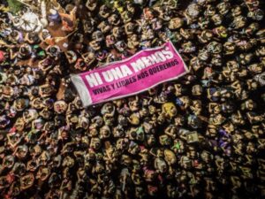 El colectivo "Ni Una Menos" convocó a una movilización en defensa de los derechos adquiridos y contra "las derechas"