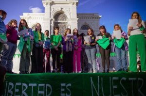 Estela Díaz participó del #28S en La Plata: "Más feminismo es más democracia"