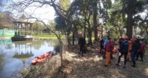 Hallaron un cadáver en un lago en los bosques de Palermo en la misma zona donde fue asesinado Mariano Barbieri
