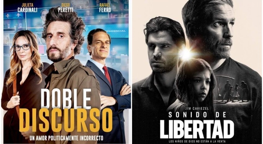 Jueves de estreno: llega a la pantalla "Doble discurso" y "Sonido de libertad"