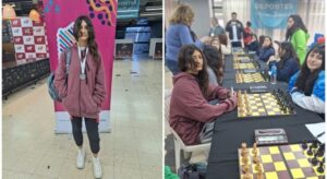 Rosita Echandía logró medalla de plata en la categoría ajedrez sub 18