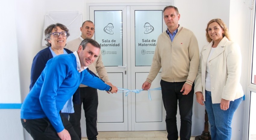 Se inauguró la nueva Sala de Maternidad en el Hospital Municipal