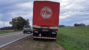 Un hombre falleció en un accidente entre una moto y un camión en la ruta 5