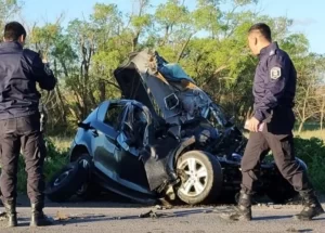 Un joven de 29 años falleció en un choque en la ruta 41