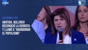 Bullrich reconoció la derrota, pero se negó a felicitar a Massa