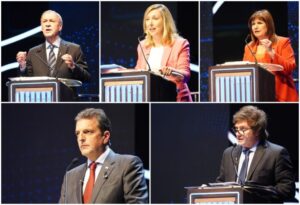 Debate presidencial: los cinco candidatos hicieron referencia al ataque a Israel