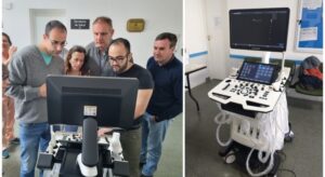 Donaron al Hospital un Ecógrafo Doppler color multipropósito de última generación