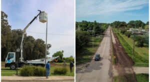 El intendente recorrió distintas obras en la ciudad