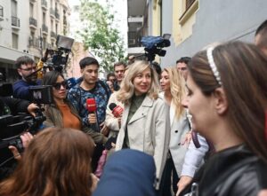 Myriam Bregman, la primera candidata presidencial en votar