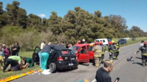 Villa Gesell: tres muertos tras un choque frontal en la Ruta 11