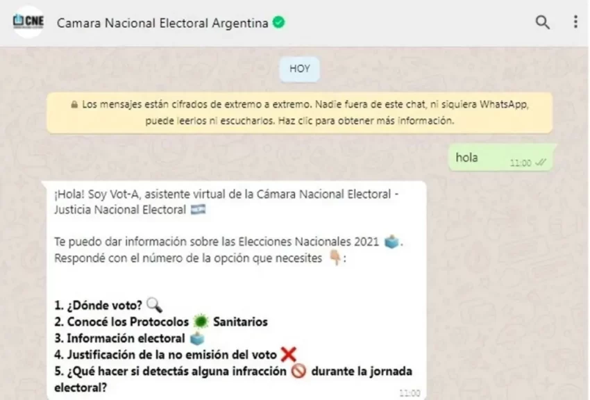 Balotaje 2023: Cómo consultar dónde votas usando WhatsApp o Telegram