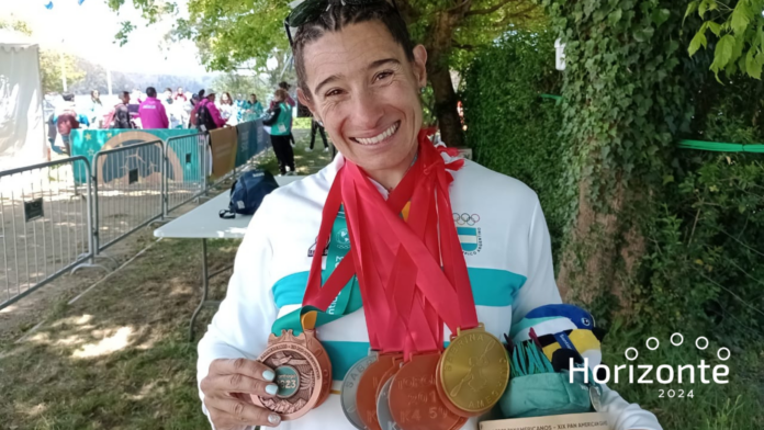 Santiago 2023: una oración sobre Sabrina Ameghino, la ganadora de diez medallas en Juegos Panamericanos