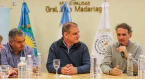 Santoro recibió al ministro de Obras Públicas de la Nación, Gabriel Katopodis