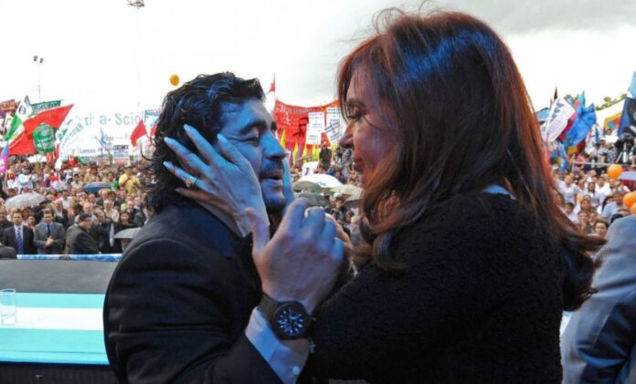"Único e irrepetible": el homenaje de Cristina Fernández de Kirchner a Diego Maradona