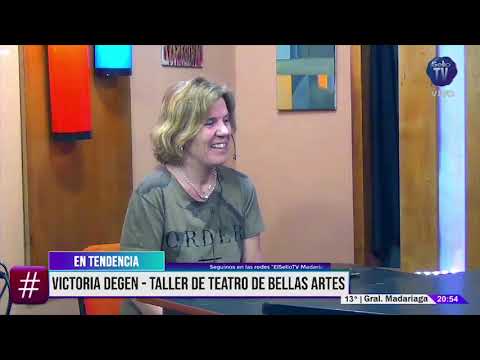 Victoria Degen y el Taller de Teatro de Bellas Artes de Madariaga.🔴EN VIVO: El SelloTV® Madariaga 📺