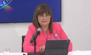Bullrich: "Las cuatro fuerzas federales van a intervenir frente a cortes, piquetes o bloqueos"