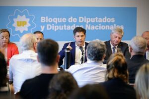 Con Kicillof a la cabeza, legisladores y gobernadores de UP rechazaron el proyecto