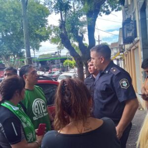 Denuncian acciones intimidatorias de la Policía en protestas de ATE