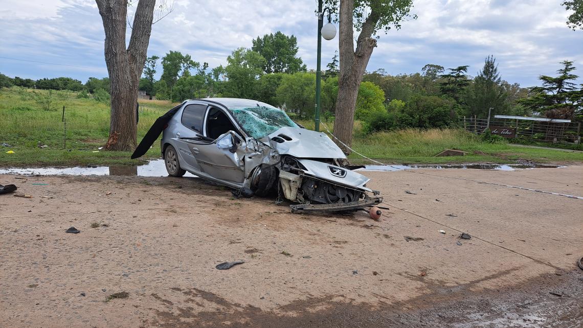 Dolores: dos heridos tras un fuerte accidente de tránsito