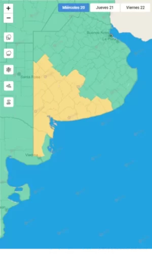 Rige alerta por fuertes lluvias para varios distritos bonaerenses: ¿Cuáles son?