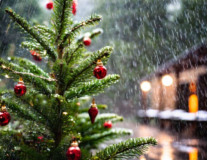 Llega una Nochebuena bajo el agua en gran parte de la provincia. (Adobe Firefly)