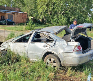 Tragedia en la Ruta 205: fallecieron dos ocupantes de un auto que volcó entre Saladillo y Del Carril