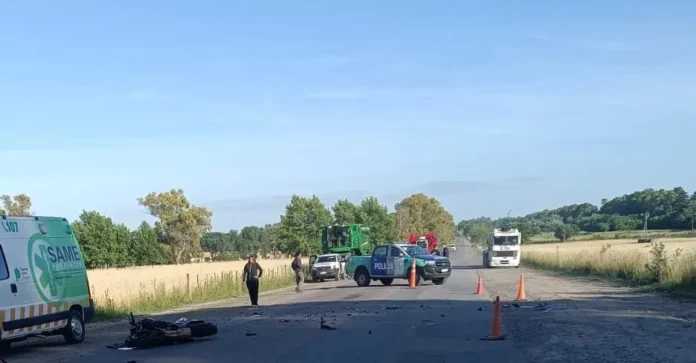 Tragedia en Olavarría: un hombre murió al chocar en motocicleta con una camioneta que manejaba su hermano