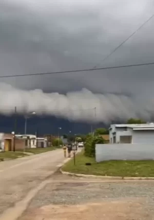 Tremendo temporal azotó a Lobería: Impresionante pedrada y fuertes vientos