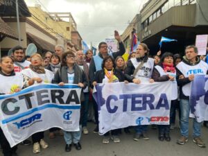 Docentes de Ctera se unen al paro convocado por la CGT