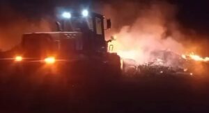 Magdalena: El Intendente Hourcade denunció un incendio intencional en una localidad