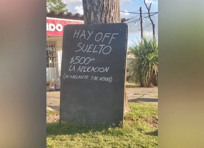 “OFF suelto”: la foto que se difundió en las últimas horas. (X @Francisco_boca9)