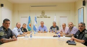 Santoro se reunió con las nuevas autoridades de la policía
