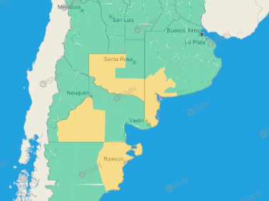 SMN: alerta amarillo por vientos para el sur de la provincia