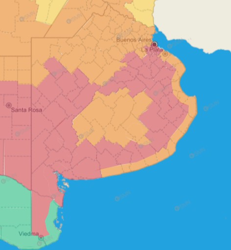 Ola de calor: toda la provincia en alerta roja o naranja por temperaturas extremas