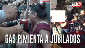 Tras la aprobación de la “Ley Ómnibus”, se registraron otra vez incidentes en las afueras del Congreso