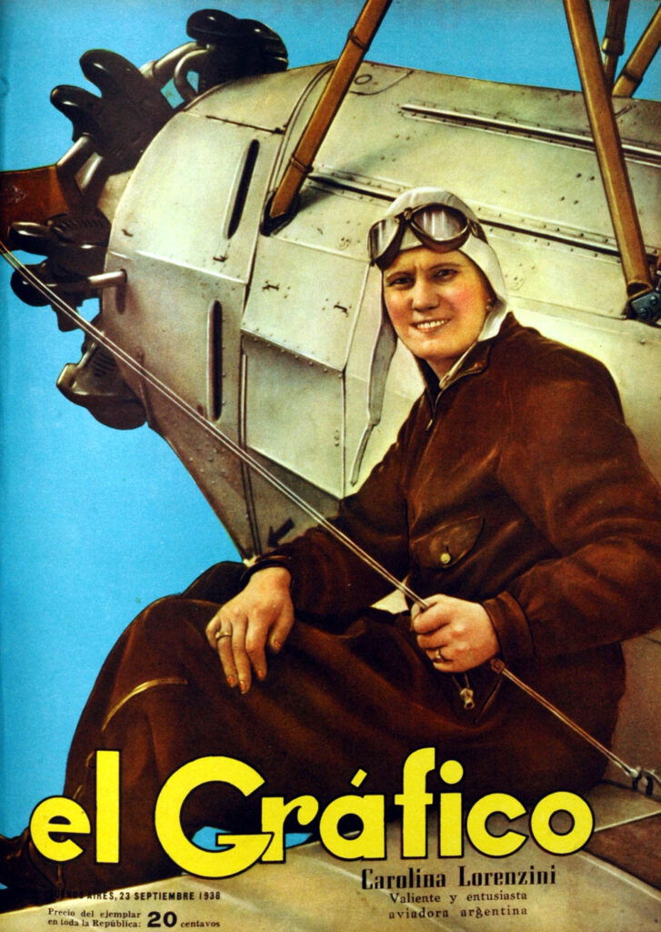 Lorenzini en la tapa de El Gráfico del 23 de septiembre de 1938.