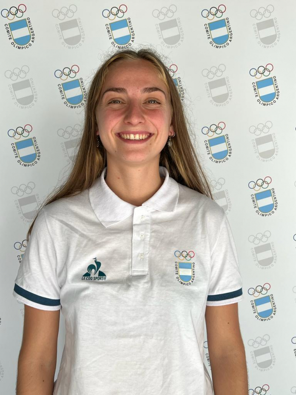 Giuliana Gamba, el año pasado, durante los Juegos Suramericanos de Playa, Santa Marta 2023. - Comité Olímpico Argentino -