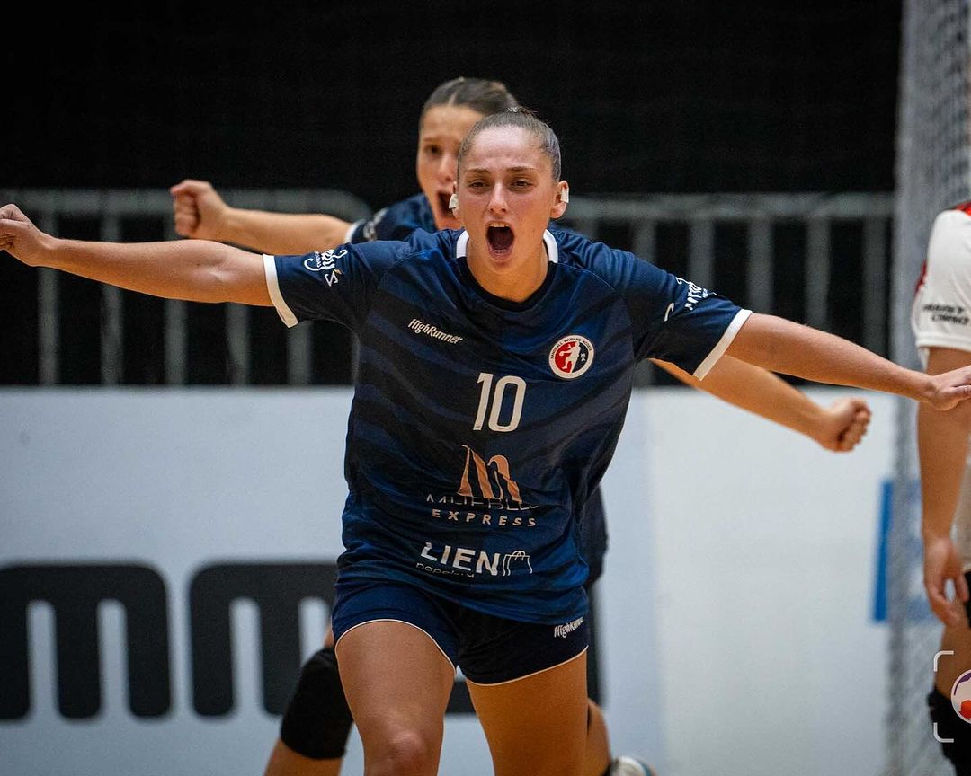 Giuliana Gamba, campeona del "Súper 8" con Mariano Acosta. - Instagram -