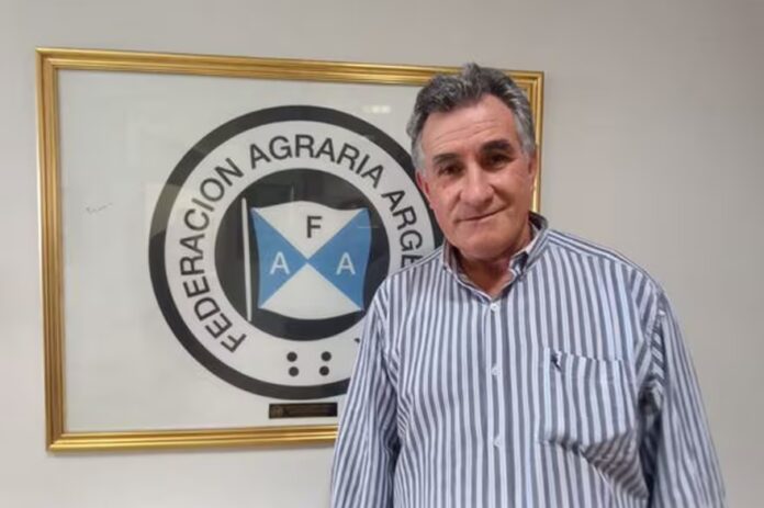 Carlos Achetoni era el presidente de Federación Agraria.