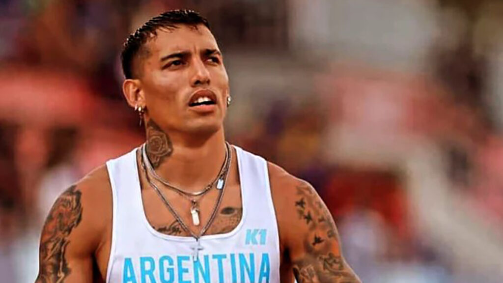 Hernán Barreto, especialista en 100 y 200 metros del atletismo. - Instagram -