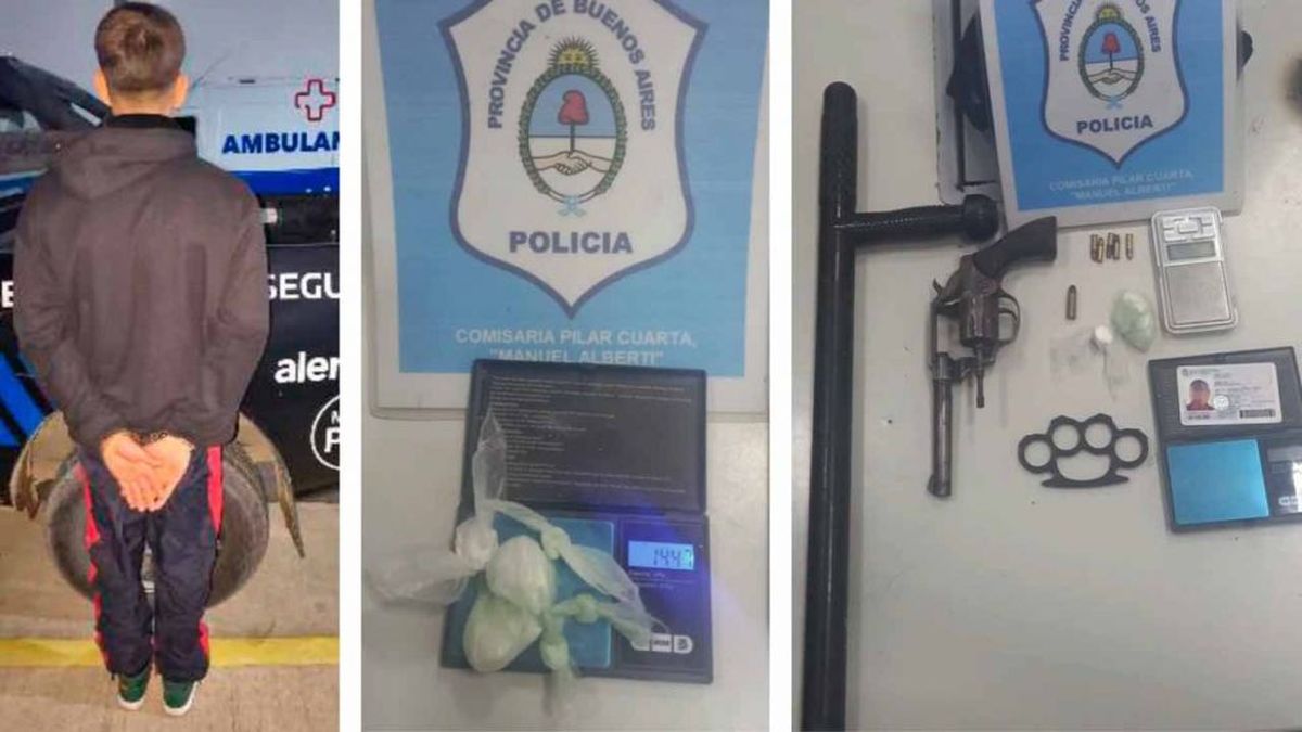 Un muchacho de 22 años fue detenido por efectuar disparos al aire en la vía pública