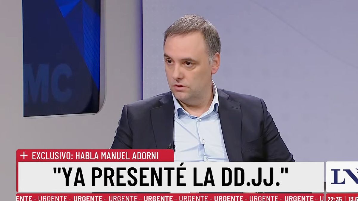 Adorni presentó su Declaración Jurada: «La manera de escaparte de la vieja política era ahorrar en negro»